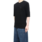 Chrome Hearts CH Letter Waffle Thermal Short Sleeve T-Shirt Tee