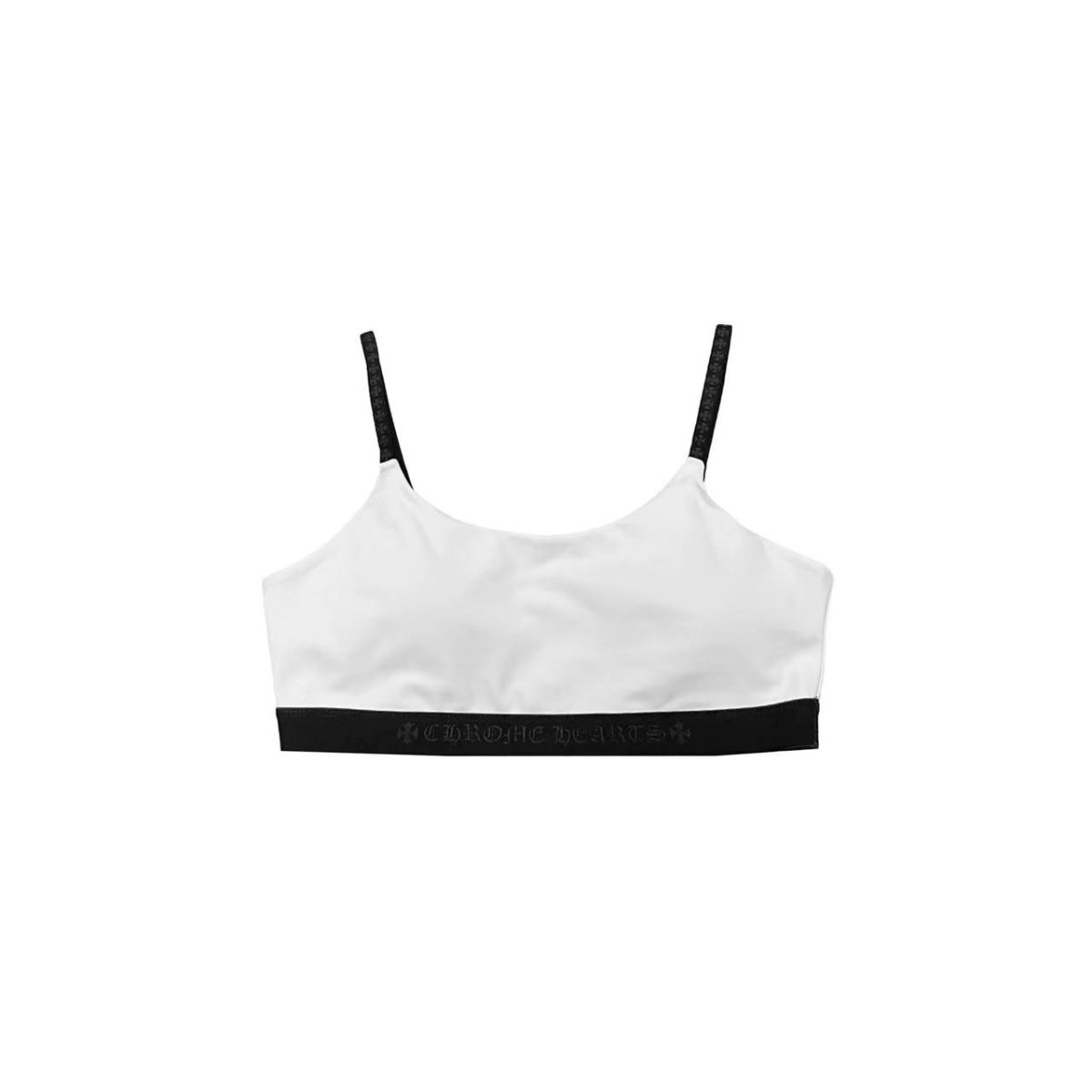 Chrome Hearts CH Logo Yoga Wear White Sports Tank Top