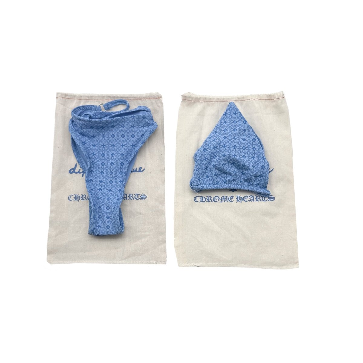 Chrome Hearts Dipped In Blue Swim Bikini