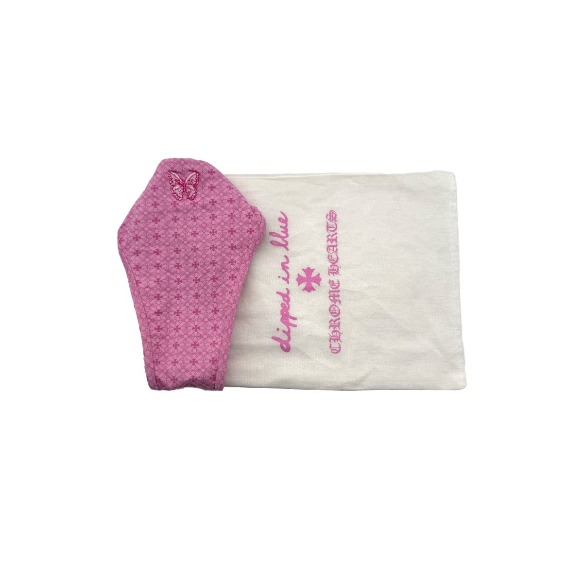 Chrome Hearts Dipped In Blue Pink Swim Bikini