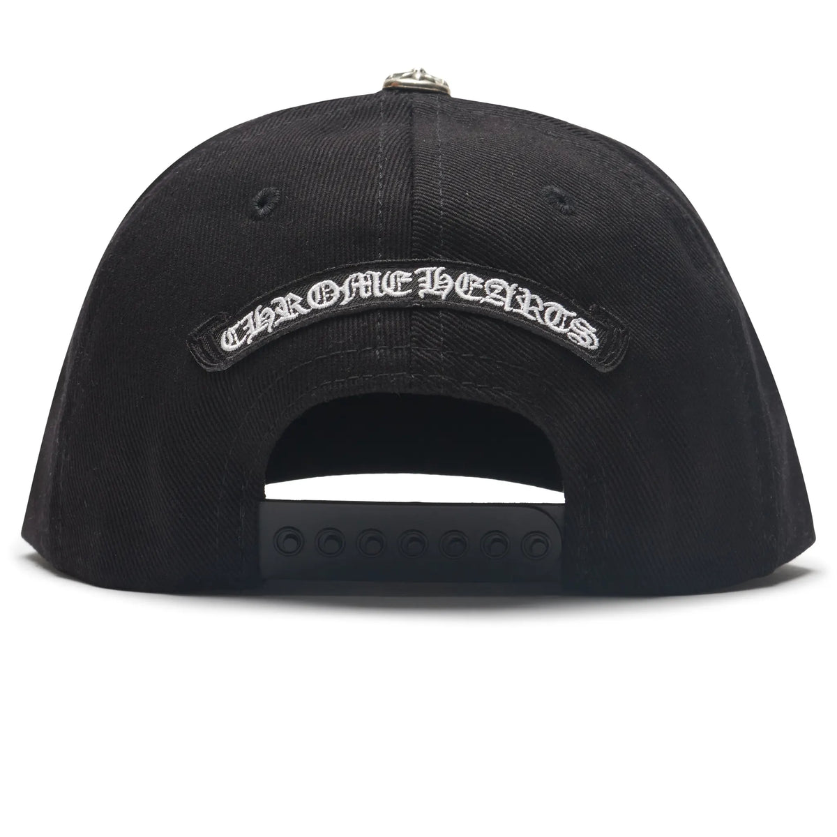 Chrome Hearts Embroidered Scroll Baseball Cap - Black/White