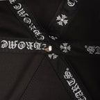 Chrome Hearts Embroidered Scroll Baseball Cap - Black/White
