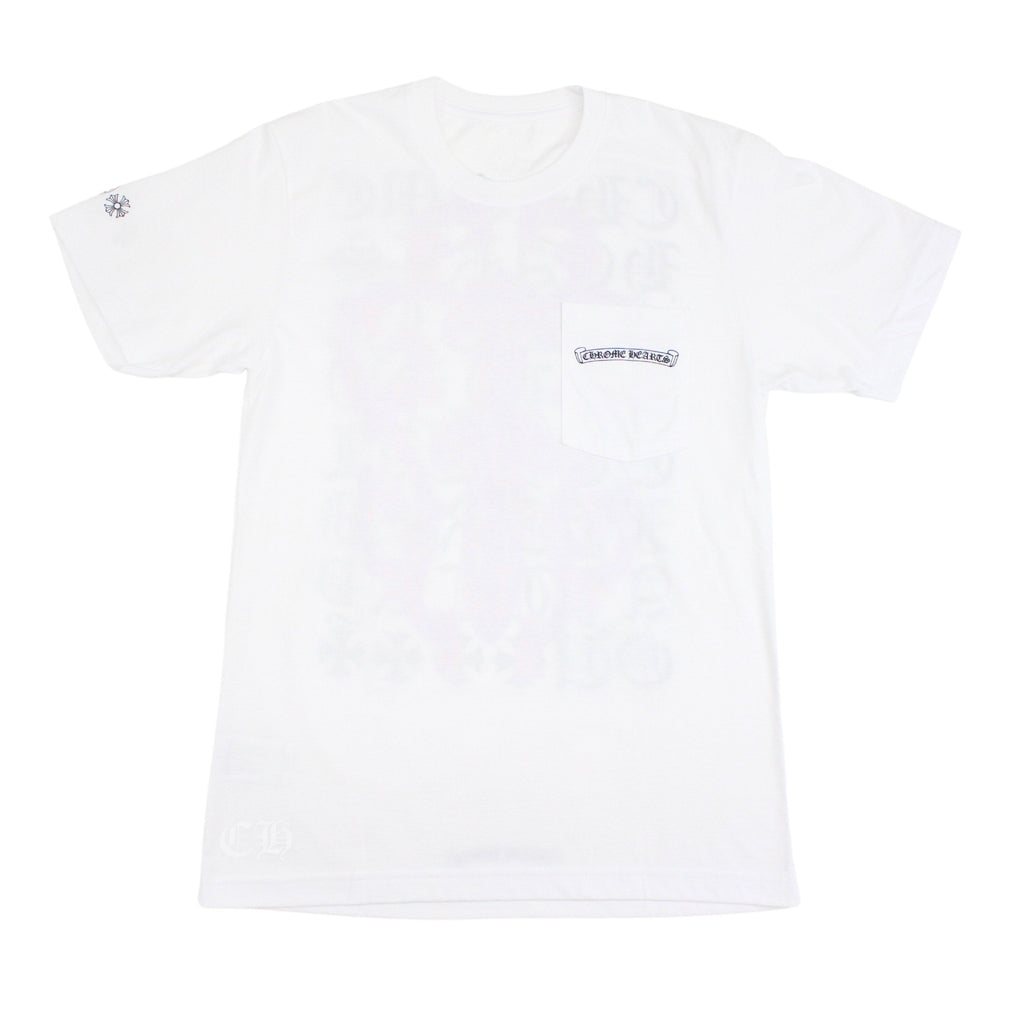 Chrome Hearts Script Dagger Logo Short Sleeve T Shirt