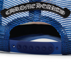 Chrome Hearts Eyechart Trucker Cap - Blue/White/Red