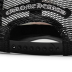 Chrome Hearts Eyechart Trucker Cap - Black/White/Red