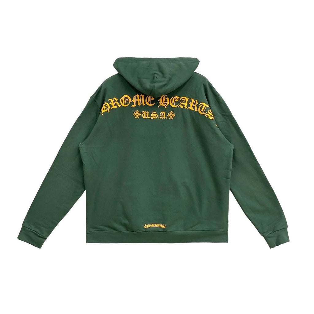 Chrome Hearts Green T-Bar Online Exclusive Hoodie