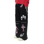 Chrome Hearts JJS Deadly Doll Miami Exclusive Black Pants