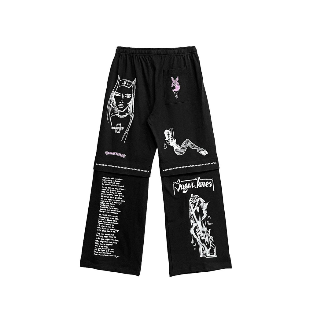 Chrome Hearts JJS Deadly Doll Miami Exclusive Black Pants