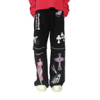 Chrome Hearts JJS Deadly Doll Miami Exclusive Black Pants