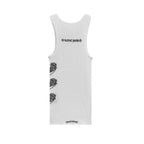 Chrome Hearts LOVE U Vine Heart Rib Tank Top in White