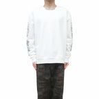 Chrome Hearts Love You Letter Sweatshirt - White Cotton Crewneck - detail view
