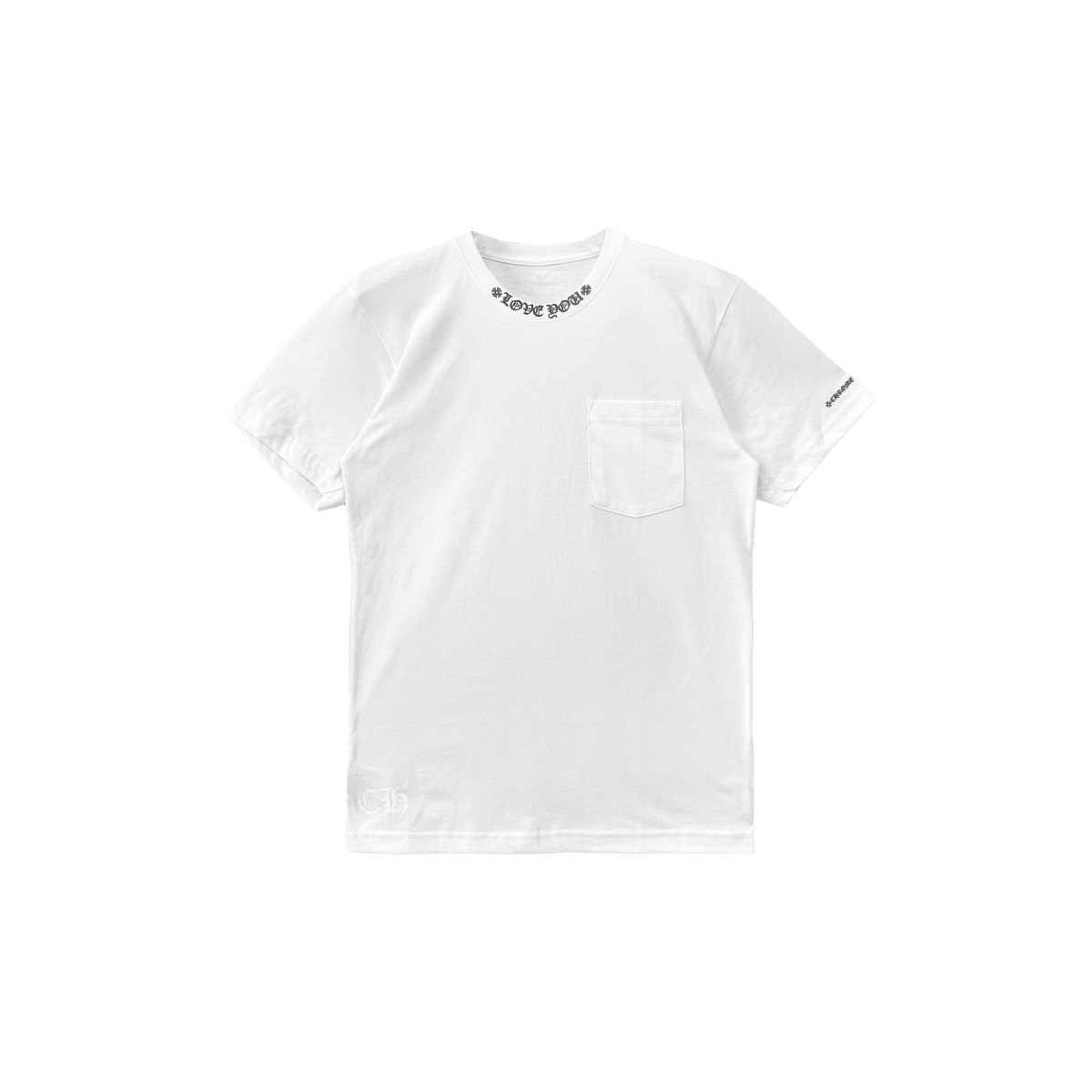 Chrome Hearts LOVE YOU White Short Sleeve T-Shirt Tee