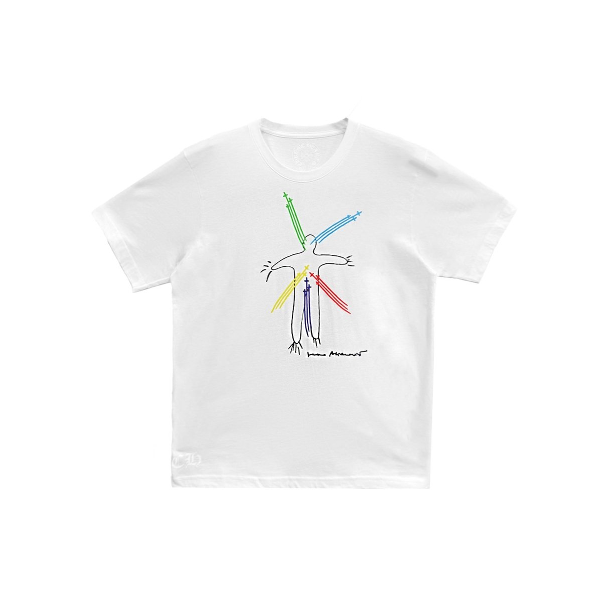 Chrome Hearts Marina Abramovic Graphic Print White Short Sleeve Tee