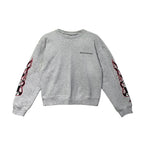 Chrome Hearts Matty Boy Brain Crewneck Sweatshirt in Grey