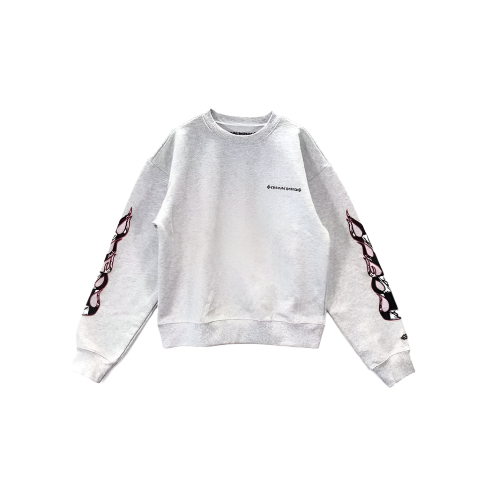 Chrome Hearts Matty Boy Brain Crewneck Sweatshirt - front view