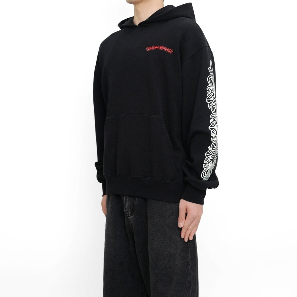 Chrome Hearts Matty Boy Floral Chomper Pullover Hoodie