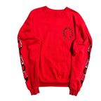 Chrome Hearts Red Long Sleeve Sweatshirt - back view