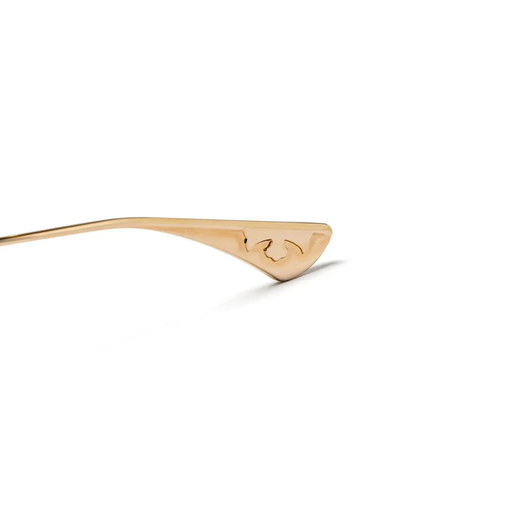 Chrome Hearts Stylida Crystal Gold Gradient Sunglasses