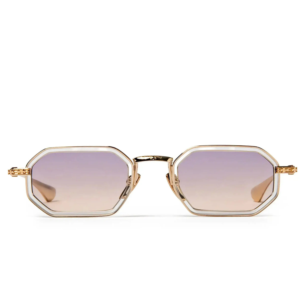 Chrome Hearts Stylida Crystal Gold Gradient Sunglasses
