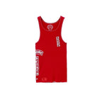 Chrome Hearts T-Bar Script Red Tank Top