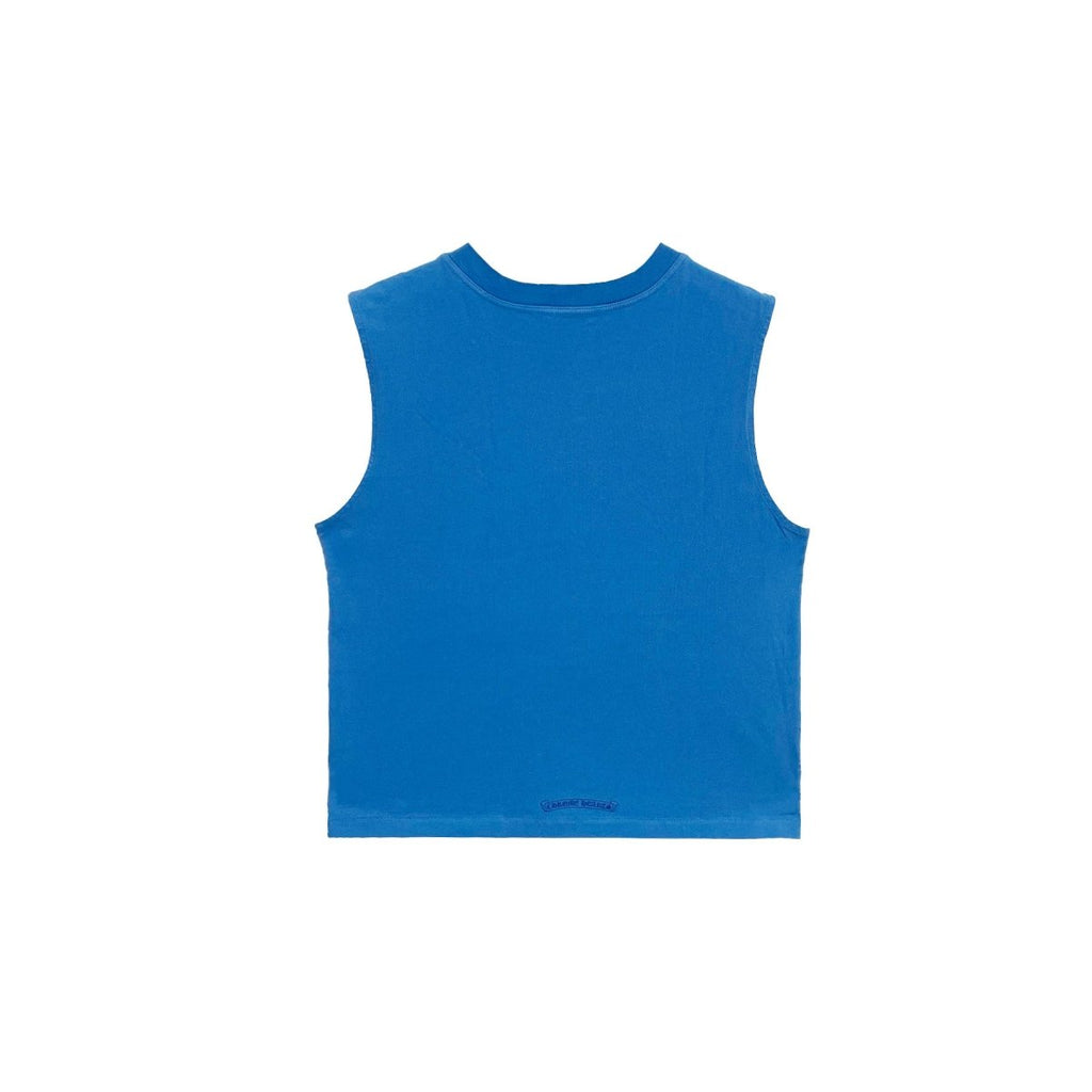 Chrome Hearts Triple Cross Hollywood Tank Top in Blue