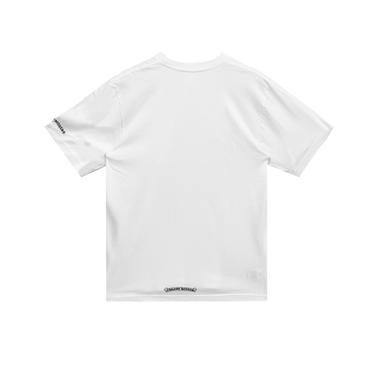 Chrome Hearts White Neck Logo Short Sleeve Tee
