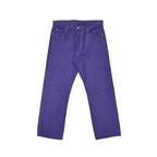 Chrome Hearts x Levi's 501 Purple Dyed Vintage Jeans front view
