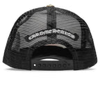 Chrome Hearts Eyechart Trucker Cap - Black/White/Red