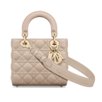 Dior Small Lady Dior Bag - Powder Beige Cannage Lamskin