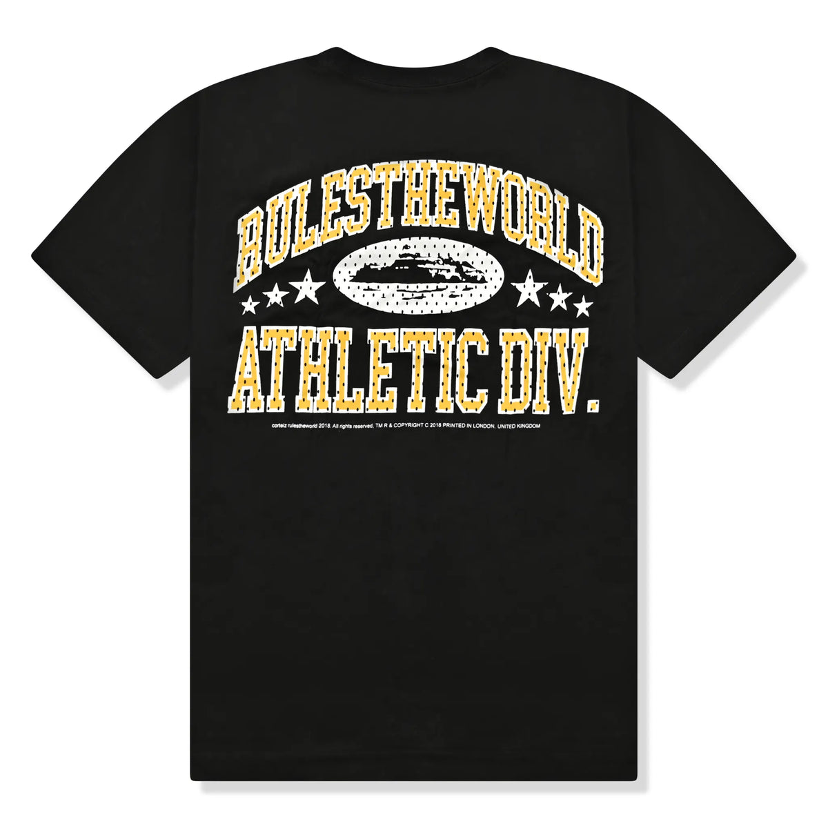 Corteiz Athletic Division T Shirt - Black