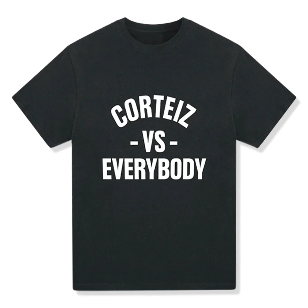 Corteiz Vs Everybody T Shirt - Black