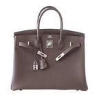 Hermes Birkin 35 Ecorce Togo Leather Palladium Hardware