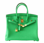 Hermes Birkin 35 Bamboo Togo Leather Gold Hardware