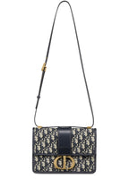 Dior 30 Montaigne Jacquard Bag - Blue Dior Oblique