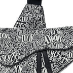 Dior x SHAWN STUSSY Grained Calfskin Saddle Bag - Navy Blue