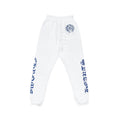 Chrome Hearts White Horseshoe Blue Script Sweatpants