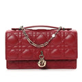Dior My Dior Mini Cannage Lambskin Bag – Cherry Red