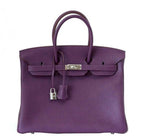 Hermès Birkin 35 Cassis Purple Fjord Bag