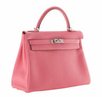 Hermès Kelly 32 Rose Lipstick Togo Bag