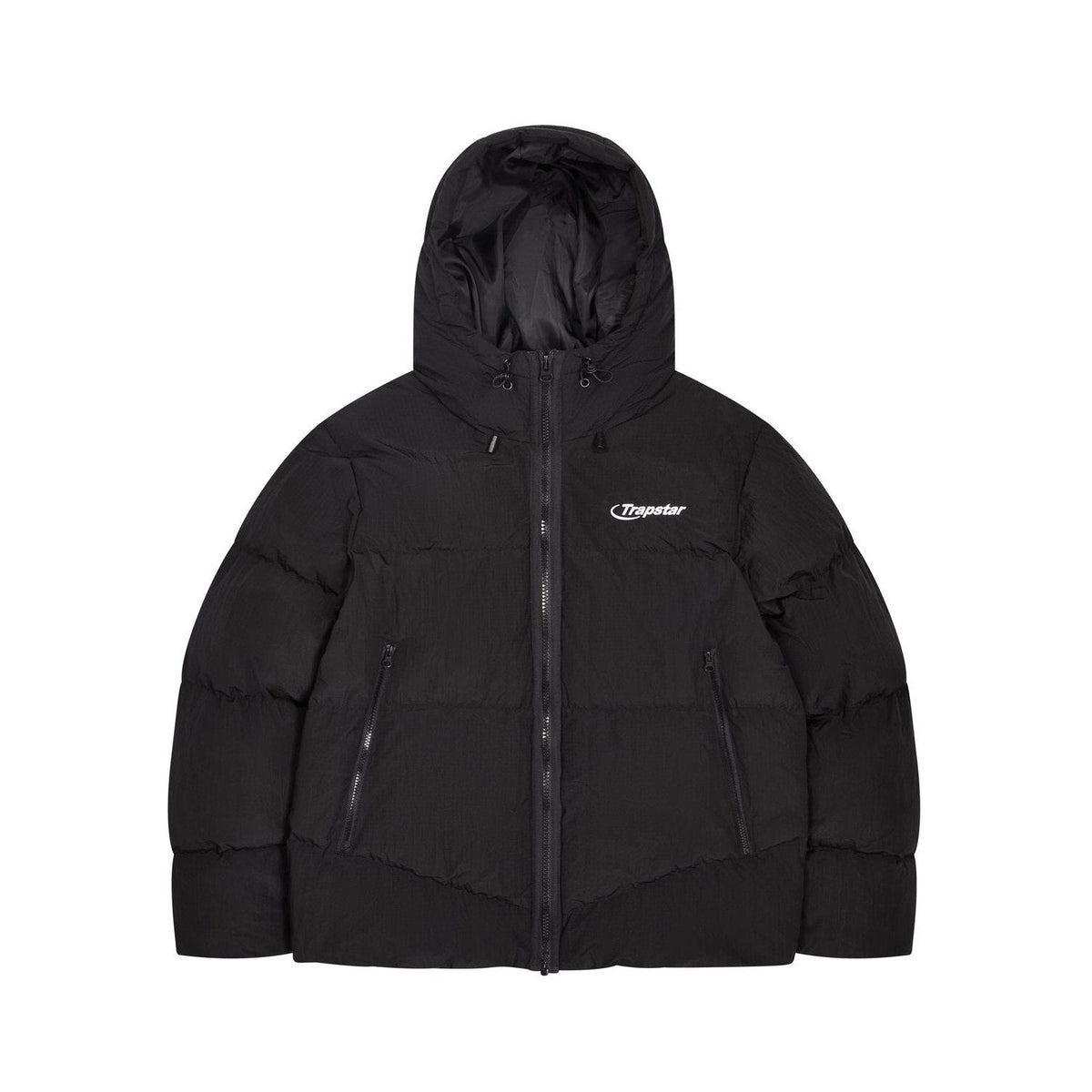 Trapstar Hyperdrive Hooded Puffer Jacket - Black