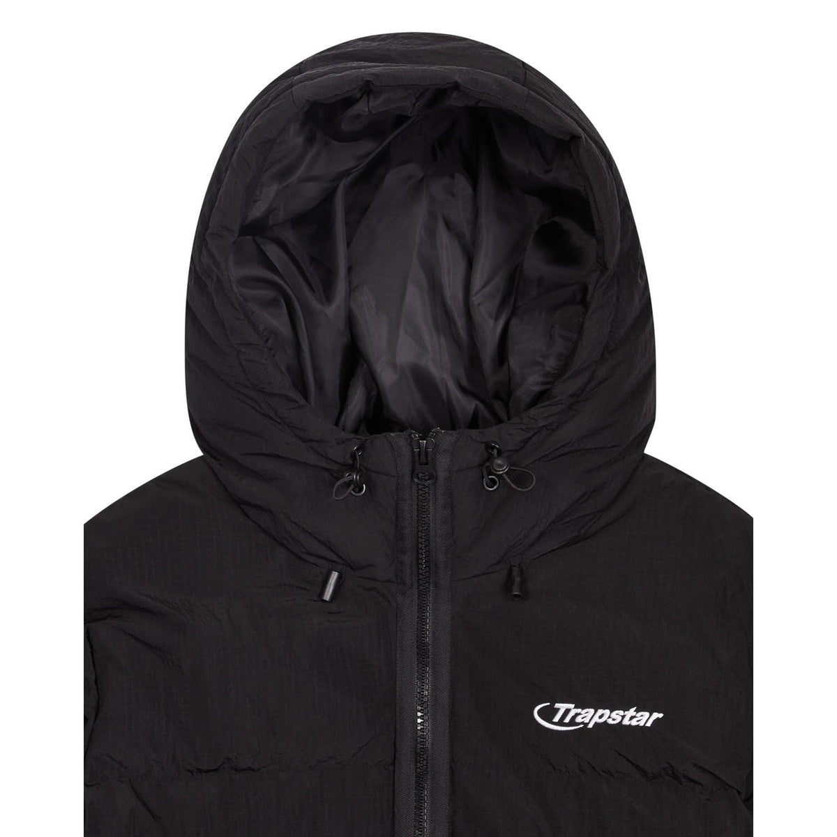 Trapstar Hyperdrive Hooded Puffer Jacket - Black