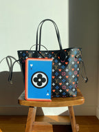 Louis Vuitton Neverfull MM Game On Monogram Canvas Black M57462