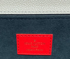 Louis Vuitton LV Crafty Pochette Metis Cream Embossed Leather M45384