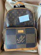 Louis Vuitton Campus Backpack N40380 Damier Ebene Canvas Backpack
