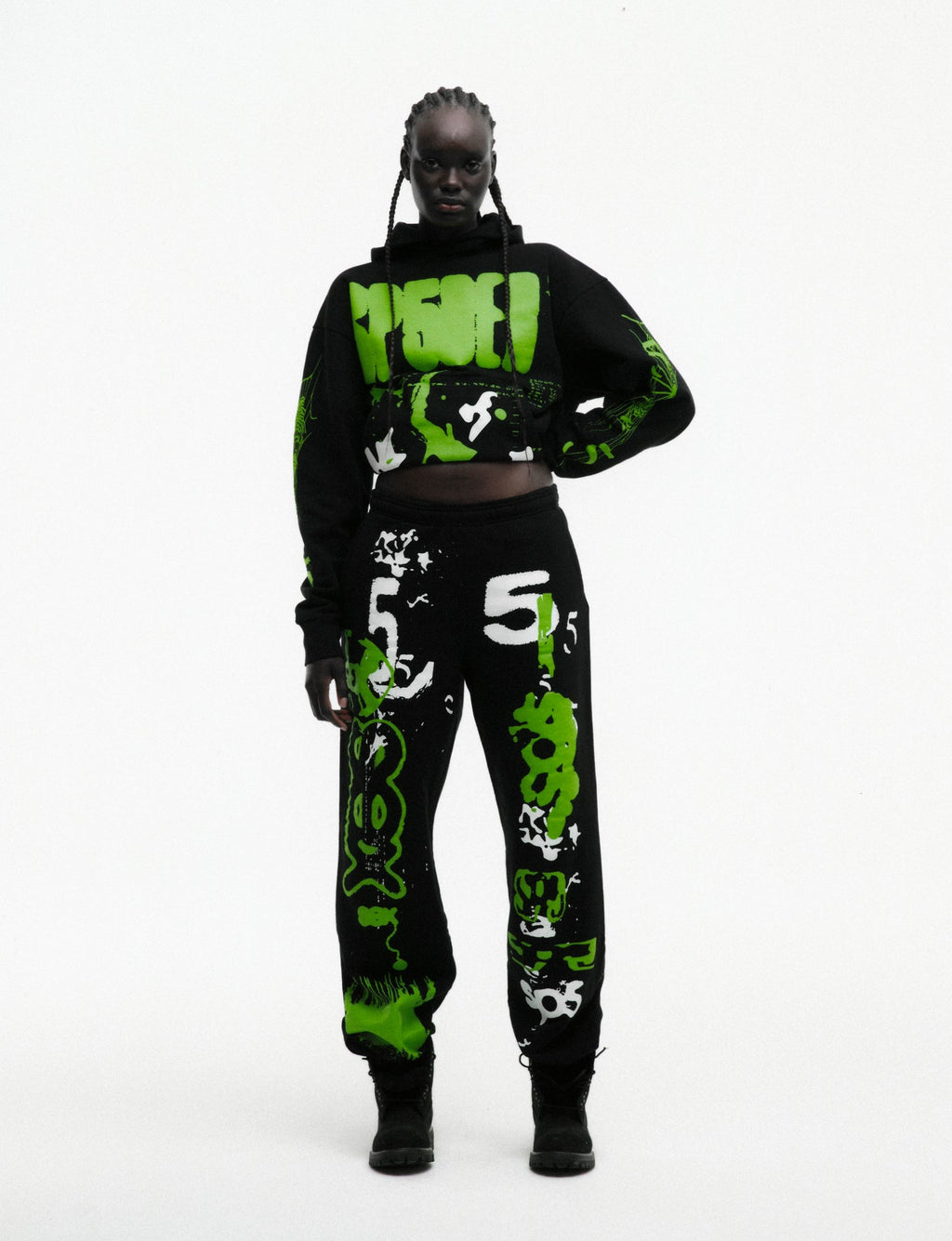 Sp5der X-Ray Hoodie - Black
