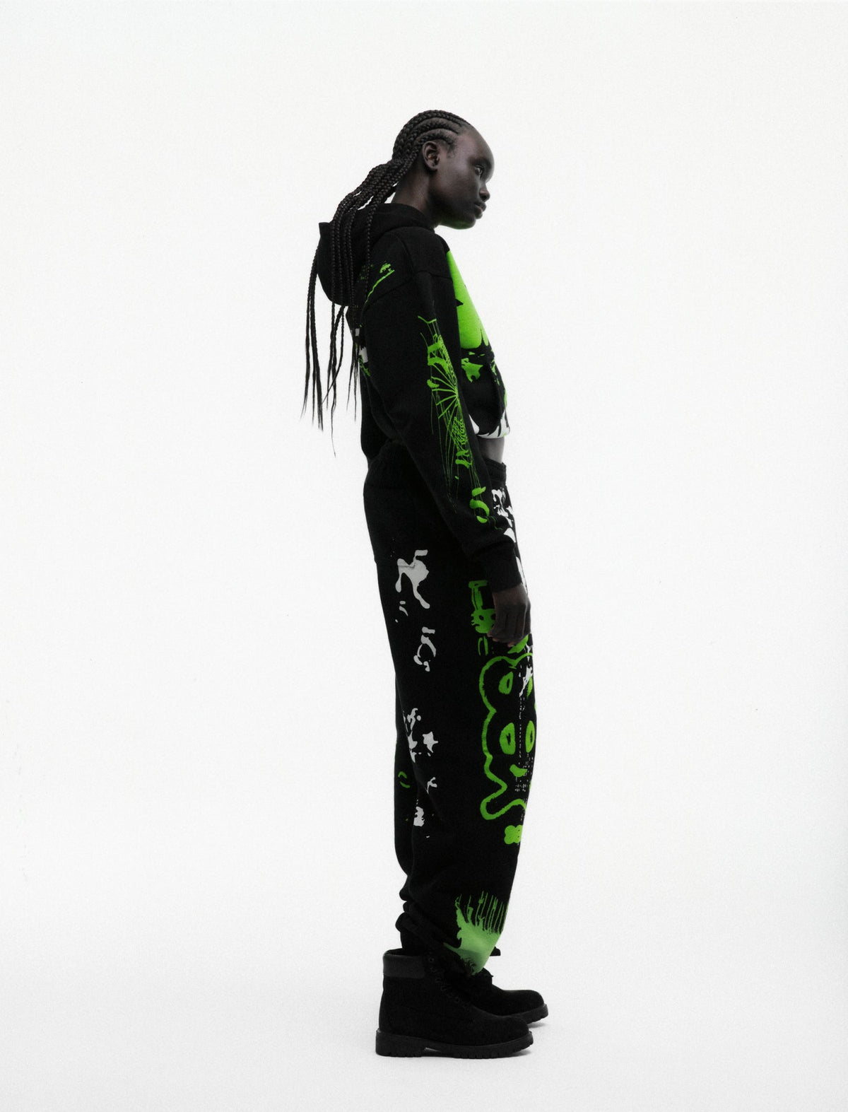 Sp5der X-Ray Hoodie - Black