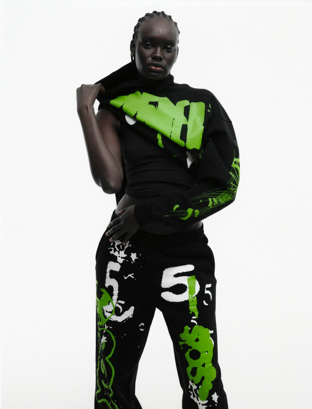 Sp5der X-Ray Hoodie - Black