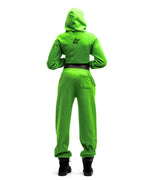 Sp5der Rhinestone Punk V2 Hoodie - Bright Green