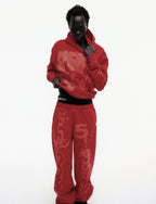 Sp5der X-Ray Hoodie - Red
