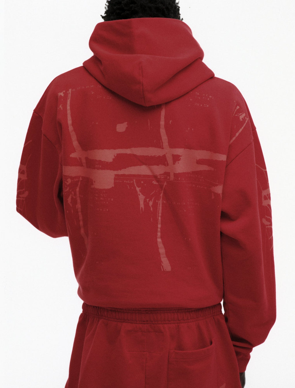 Sp5der X-Ray Hoodie - Red